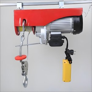 Mini Hoist 220V 110V Portable <b>Wire</b> Rope PA200 PA400 PA600 PA800 PA1000 PA1200 Small Crane Home & Industrial Use Compatible With - Product Image 1