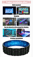 Écran LED intérieur étanche EG HD P2.6 P2.9 P3.91, panneau mural vidéo LED mobile, location d'écran LED de scène, affichage LED extérieur