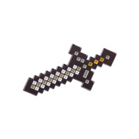 Lot de badges métalliques en forme d'épée Creeper NPC de jeu, 2 couleurs, en vrac