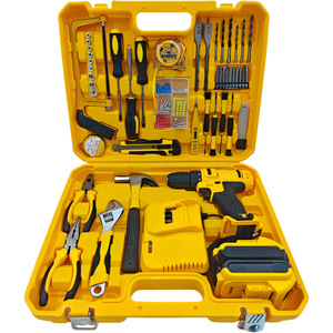 Ensemble de perceuse sans fil au lithium-ion 21V, fonction marteau à double vitesse, complet avec accessoires - Product Image 4