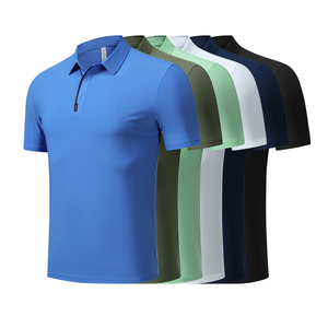 Envío rápido Polo para hombre Ajuste Atlético Diseño jacquard personalizado Protección UV Polo informal de negocios antiarrugas - Product Image 2