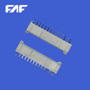 Connettore da Filo a Scheda FAF B200028(PA) PA66 Passo 2.00MM, 2-15 Poli, Tipo di Ingresso Superiore o Laterale con Pieghe e Boss - Product Image 4