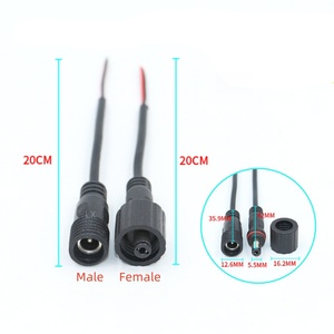 Conector de Cabo de Alimentação Macho-Fêmea 5521 <span class=keywords><strong>DC</strong></span> IP67 à Prova d'Água com Fivela e Plugue de Cobre, Certificado CE para Uso Externo - Product Image 5