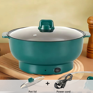 One Piece Electric Cooking Utensil Multi-Purpose Non-Stick 2L <b>Pan</b> with Tempered Glass Lid Thick Hotel Household Outdoor Use - Product Image 2