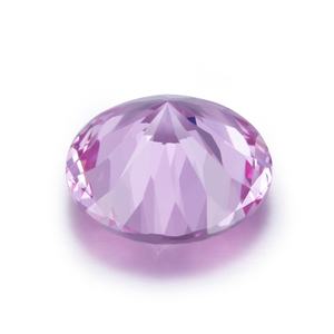 Zafiro Rosa Hidrotermal Redondo, Zafiro Rosa Creado en Laboratorio - Product Image 3