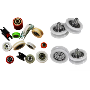 Roue de poulie à roulement revêtue de plastique à rainure en U 3x12x5 4x14x5 5x21x6 5x25x7 6x20x8.5 avec vis M4 <span class=keywords><strong>M6</strong></span> - Product Image 1