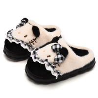 Nouvelles pantoufles chaudes pour femme 2026, doublées polaire, à semelle épaisse, motif chat 3D mignon, pour la maison, automne-hiver-printemps