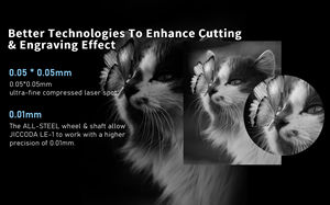 เครื่องแกะสลักเลเซอร์ WAINLUX L1 10W ราคาประหยัด สามารถแกะสลักไม้ หนัง แก้ว และโลหะที่ทาสีได้ - Product Image 4