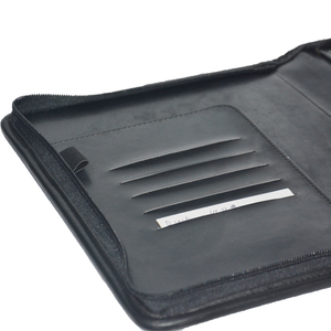 Padfolio de negocios y estuche <span class=keywords><strong>para</strong></span> <span class=keywords><strong>llaves</strong></span> con carpeta de cuero PU Carpeta de presentación en forma <span class=keywords><strong>para</strong></span> archivar productos - Product Image 5