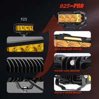 Phare LED auxiliaire de 4 pouces pour moto, camion, SUV, UTV - Projecteur de conduite tout-terrain, antibrouillard avant, latéral ou de toit