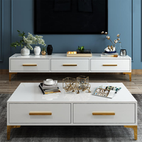 Meuble TV Moderne de Luxe pour Salon – Console de Salon Brillante et Élégante