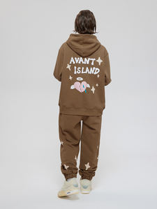 กางเกงวอร์มขายาวทรงตรงขากว้างเอวยางยืดผ้าหนา 500 GSM สไตล์สตรีทแวร์สำหรับผู้ชาย ผลิตโดย Manufacturer - Product Image 5