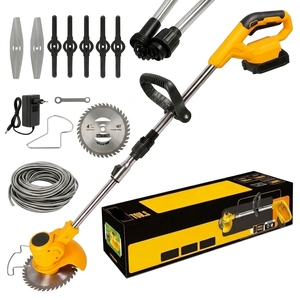 Tondeuse à gazon et débroussailleuse professionnelle rechargeable 21V 750W avec accessoires complets - Produits phares - Product Image 1
