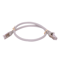 Cable de Red Ethernet LAN CAT6 FTP Blindado con Conector RJ45 8P8C, Conductor de Cobre Desnudo, Flexible, para Telecomunicaciones