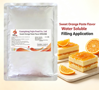 Pâte aromatisante à l'orange douce soluble dans l'eau, qualité alimentaire, pour garnitures, pâtisseries et confiseries