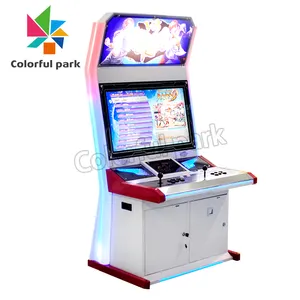 Renkli parkı arcade oyun makinesi kart paymnt pandoras kutusu jetonlu oyunlar