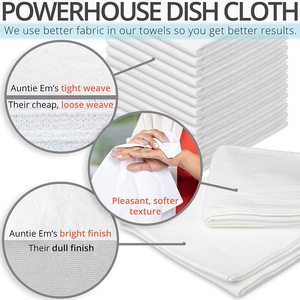 Serviettes à vaisselle en toile <span class=keywords><strong>de</strong></span> jute 100% coton réutilisables, serviettes à thé en <span class=keywords><strong>papier</strong></span> non tissé, très absorbantes, parfaites pour le séchage <span class=keywords><strong>de</strong></span> la vaisselle, serviettes <span class=keywords><strong>de</strong></span> nettoyage - Product Image 4