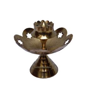 Traditional Handmade Brass <b>Incense</b> <b>Holder</b> Metal <b>Incense</b> <b>Stick</b> Ash Catcher <b>for</b> Office Temple Prayer - Product Image 1