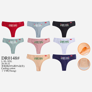 Tangas de Algodón Tejido de Cintura Baja para Mujer al por Mayor - Suaves, Transpirables, para Uso Diario, Sin <span class=keywords><strong>VPL</strong></span> (MOQ Bajo) - Product Image 6