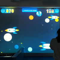 Pistolet de jeu interactif pour enfants, jeux de tir mural, logiciel de projection de prix au sol interactif, projection interactive