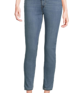 Jeans <span class=keywords><strong>Levis</strong></span> 721 de Cintura Alta para Mujer, Corte Ajustado, Lavado Vintage, Color Lapis Air 31 (Talla US 12) - Product Image 1