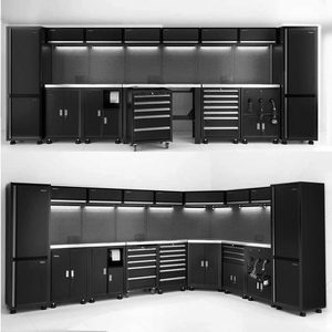 Système de <span class=keywords><strong>rangement</strong></span> d'outils de garage robuste, établi avec <span class=keywords><strong>armoire</strong></span> pour la réparation automobile, solution de stockage pour <span class=keywords><strong>atelier</strong></span> industriel - Product Image 4