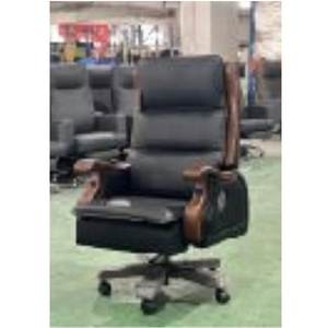 Simple and <b>comfortable</b> office <b>chair</b> with wooden armrest 37738-6158 - Product Image 4