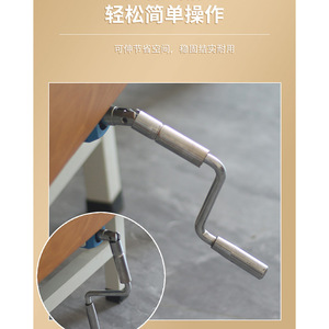 เตียงพยาบาลปรับระดับด้วยมือ Fanwang รุ่น M-01 แบบหมุนสองจุด สำหรับดูแลผู้สูงอายุ ใช้ในห้องนอน - Product Image 1