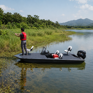 Nuova Barca da <span class=keywords><strong>Pesca</strong></span> in Alluminio da 16 Piedi con Vasca per Pesci Vivi Certificata CE per 4 Persone Motore Fuoribordo Opzionale Leggera Portatile Resistente - Product Image 1