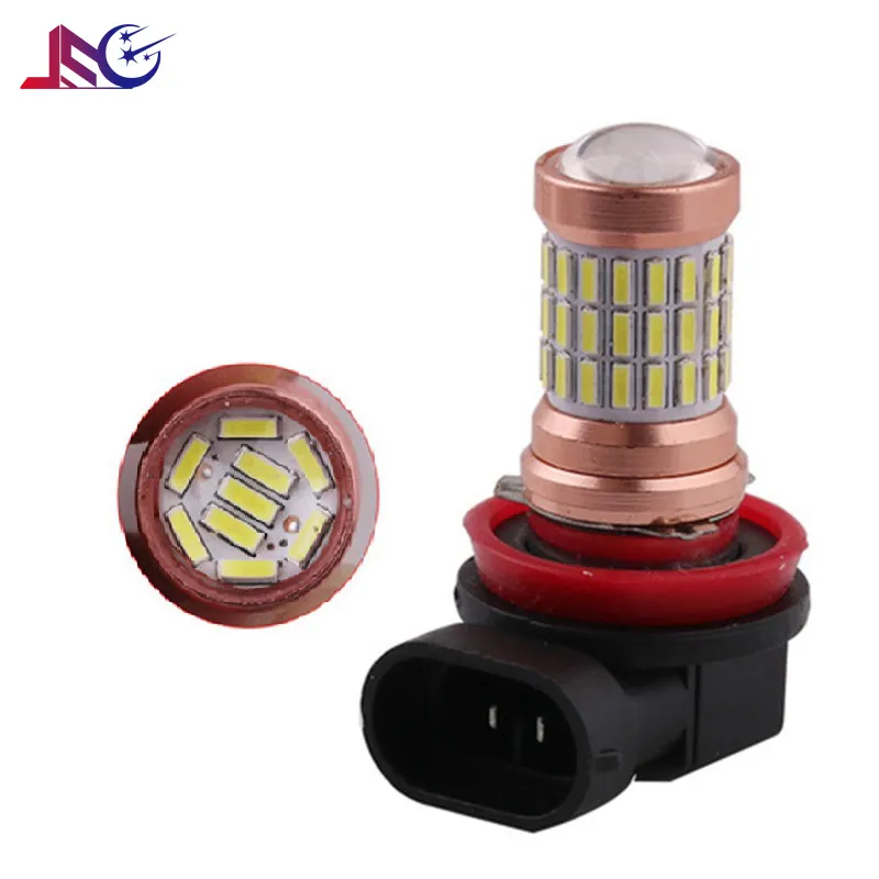 4014 60smd phía trước đèn sương mù tự động dẫn bóng đèn tự động ban ngày chạy dẫn bóng đèn H4/H7/H8/H11/9005/9006 nội thất dẫn ánh sáng phụ kiện xe hơi