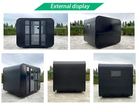 Châssis en acier mobile Living Pod Apple Cabine préfabriquée Apple Cabin Sleeping Container House for Hotel
