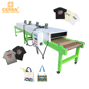 Kızılötesi T-shirt serigrafi için giyim kumaş sıcak kurutma tünel konveyör fırın için otomatik IR kurutma makinesi - Product Image 1