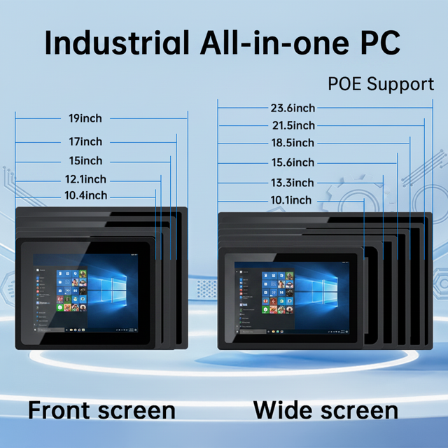Industrial All-in-one PC Fanless Industrial Control Computer Touch Panel PC Monitor for Industrial Control Equipment HMI