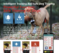 Ceinture de soutien tactique pour chiens Harnais de charge GPRS Tracker Étanche IP68 Suivi en temps réel Batterie 20+ heures Plastique