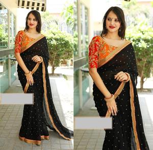 Ethnic Garment <b>Saree</b> <b>Blouse</b> Apparel - Product Image 2
