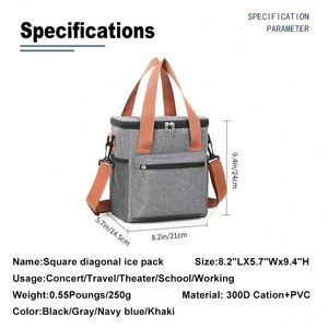 Bolsa Térmica para Almuerzo con Logotipo Personalizado, Reutilizable, Impermeable, de Oxford, para Entrega de Comida, Portátil, para Mujer - Product Image 4