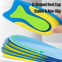 Semelles TPR pour le soulagement de la douleur au talon, contre les épines calcanéennes et la tendinite d'Achille, inserts durables et flexibles pour le soin du talon