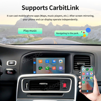 Lecteur multimédia DVR Linux 7 pouces avec navigation et écran tactile pour Volvo V60 V40, autoradio style OEM, CarPlay, Android Auto