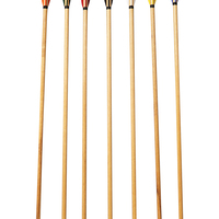 Flèches en plumes de dinde AF tir à l'arc 80cm flèches en bois pour arc classique tir pas cher vente chaude