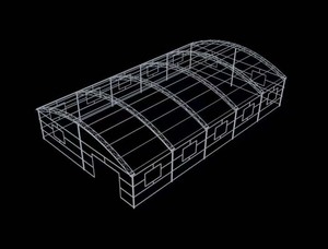 Soluzione per la costruzione di strutture in acciaio prefabbricate in sicurezza di progettazione 3D, per le fabbriche, materiale pericoloso per le officine - Product Image 4