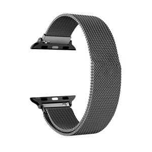 Eraysun-Boucle milanaise en acier inoxydable pour <span class=keywords><strong>bracelet</strong></span> de montre <span class=keywords><strong>Apple</strong></span>, <span class=keywords><strong>bracelet</strong></span> de montre magnétique, argent sport, 10/<span class=keywords><strong>8</strong></span>/7/6/se, 44/45/46mm - Product Image 5