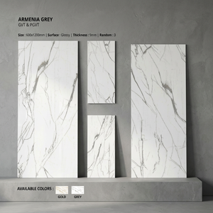Azulejos de Porcelana Esmaltada Brillante de 600x1200 mm, Azulejos de Cerámica Vitrificados para Paredes y Pisos de Baños y Salas de Estar - Product Image 5