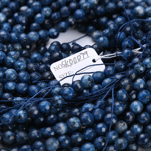 WENCHI Cuentas de Piedras Preciosas Naturales y Diamantes con Corte Brillante, Ágata de 8 mm y Diamante de 3 mm para la Fabricación de Joyas - Modelo Hong Kong 2093 - Product Image 3