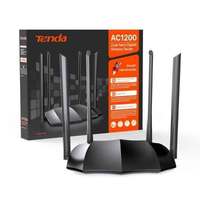 Routeur sans fil double bande Gigabit Tenda AC8 AC1200 d'occasion avec 4 antennes externes 6dBi RJ45, micrologiciel anglais, Grade A