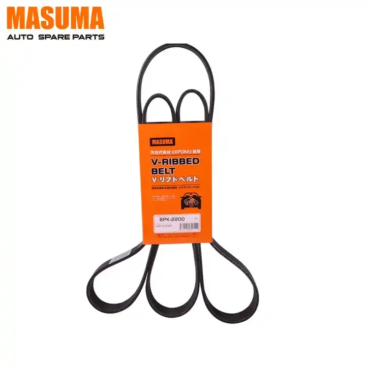 MASUMA 6PK-2200 высокое качество 4PK 6PK 8PK 10pk 7pk ребристый ремень поли V-ремень резиновый V-ремень цена