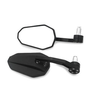 Rétroviseur de course en aluminium pour moto Honda Suzuki <span class=keywords><strong>Kawasaki</strong></span> Cruiser Chopper Sports - Product Image 2