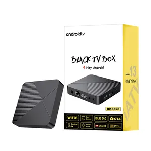 Boxpup iATV R5安卓13智能电视盒Rockchip RK3528四核2.4/5g双Wifi6 BT5.0语音8k媒体播放器机顶盒OTT