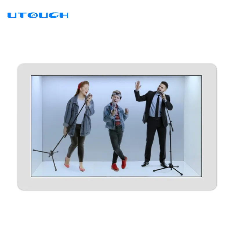 Transparent Transparent Display 21.5'' Transparent LCD Showcase Box Interactive Touchscreen Transparent LCD Displays Product Art Exhibition