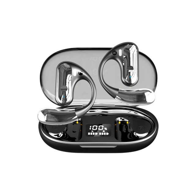 Strictly Selected New Open-ear for 5.3 Ear-hook Headphones Active Noise Cancellation IPX5 Waterproof High Sound Quality