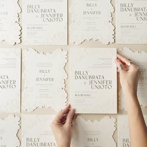 Tùy Chỉnh Cao cấp Pháp Lời Mời Đám Cưới Thiệp Chúc Mừng Đơn Giản Kinh Doanh Bưu Thiếp Thẻ Quà Tặng Thiết Kế Bao Bì Nhãn - Product Image 6